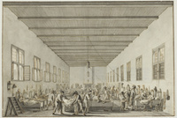 X 040-34
          <br/>
          Het hospitaal
          <br/>
          <em>Langendijk, Dirk (1748-1805)</em>